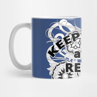 keep calm and relax with  with mandalas 2 Mug